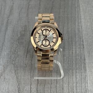 Geneva Rose Gold Tone Women’s Fashion Watch - Crystal Bezel - New in Box